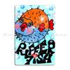 Animal Puffer Fish Shirleycutecard Metal Sign Wall Plaque Designs Living Room Cinema Plaques Tin Sign Poster