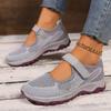 Spring  Walking Flats Women's Soft Soled Comfort Shoe Casual Non Slip Ladies Shoes Light Breathable Senior Shoes