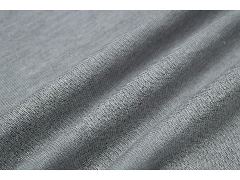 Stone Island Classic Cuff Badge Round Neck Wool Sweater