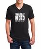 Men's V-neck I'm Great In Bed I Can Sleep All Day T-shirt Funny Humor Tee Shirt