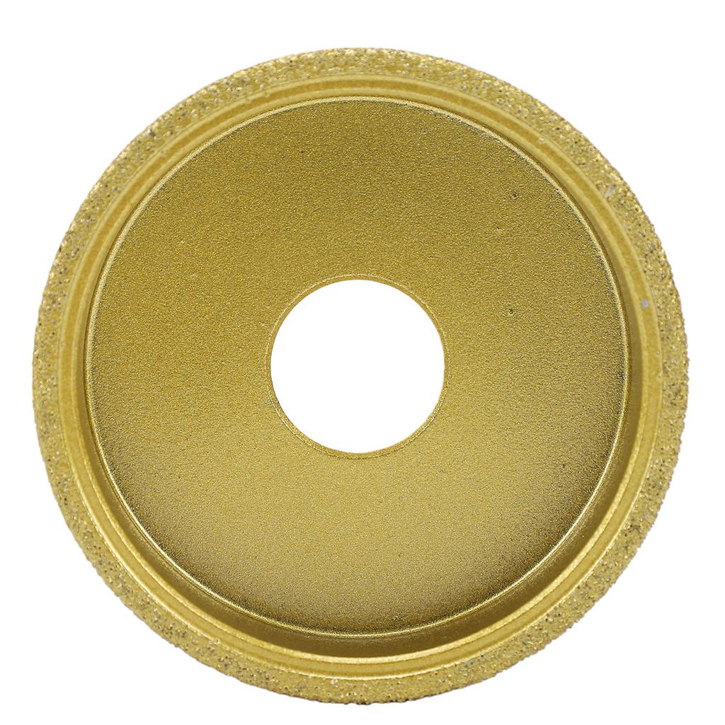 Diamond Grinding Wheel 3 Inch Dry Wet Vacuum Brazed Round Edges Diamond Grinding Wheel for Tile Quartz Marble Granite