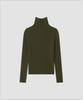 Deolil Button-Up Turtleneck Knit_Olive
