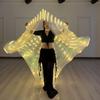 Farfalle Fantasy LED Oggetti di Scena con Ali Fosforescenti per Spettacoli Teatrali