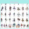 Genshin Impact Barbatos Keqing Barbara Hutao Acrylic Figure Stand Ideal For Decor