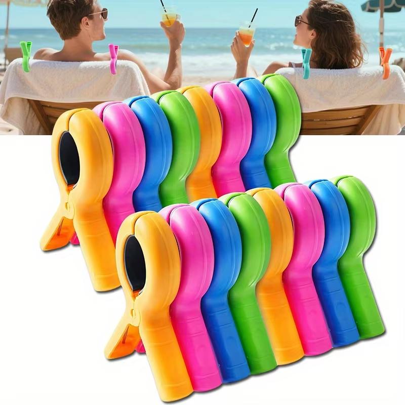 Beach Towel Clips Heavy Duty 4/8 PCS Windproof Strong Clips for Cruise Pool Chairs Patio Outdoor Travel