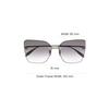 Alexander Mcqueen Classic Lightweight Alloy Frame Butterfly Sunglasses Men Sunglasses Silver AM0342S001RUTHENIUM-RUTHENIUM-