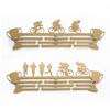 Gold/Black Medal Hanger Display Holder Rack for Marathon Running Medal Display Holder for Wall Medal Display Hanger Award Hange