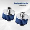 RYANSTAR RACING 2PCS 23MM High Flow Vent Valve Cover Breather Filter Universal Car Air Filter Cold Air Intake Filter Small Air Filter Breather
