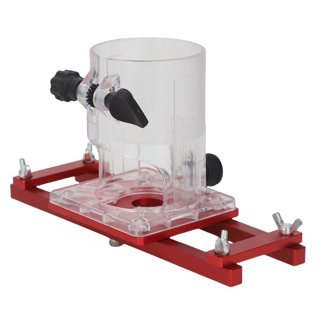 Wood Trimmer Router Base 2 In 1 Compact Palm Cabinet Closet Furniture Slotting Bracket for ID 65mm