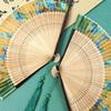 296 Chinese Style Cut Out Folding Fan 7-Inch Women's Fan Summer Catwalk Folding Fan Chinese Ancient Style Ancient Chinese Clothing Dance Fan Portable