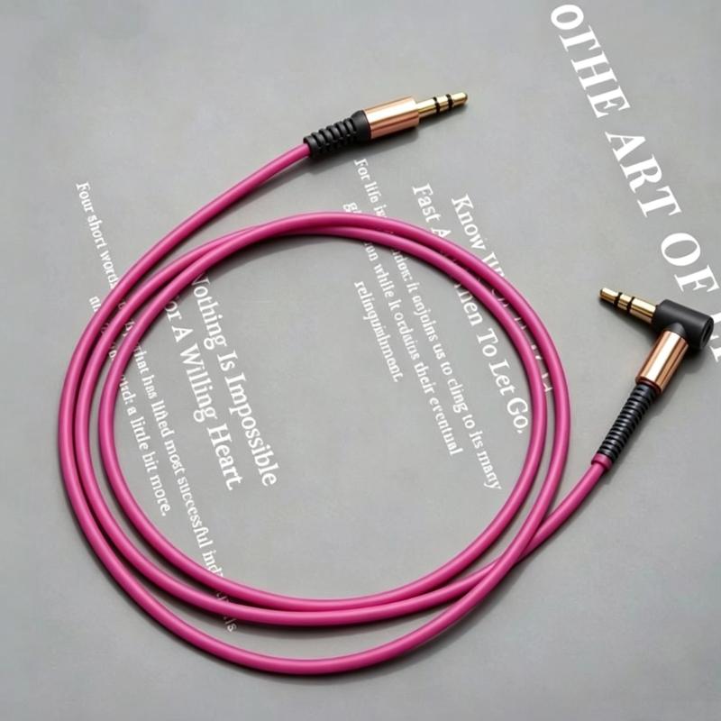 1 Stück Klinke 3,5 mm Stecker auf Stecker Auto Aux Kabel Aux Audiokabel 3,5 mm Lautsprecherkabel für Aux-Kabel Kopfhörer
