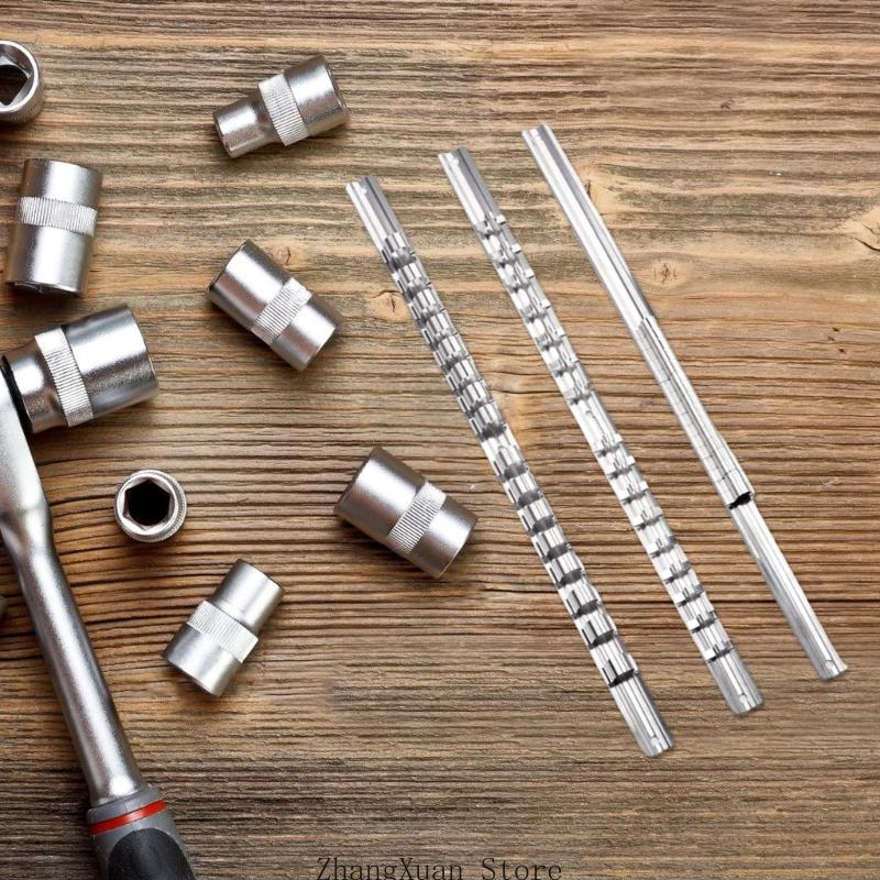 Wall Mounted Socket Holder Steel Socket Storage Rack Simple Installation for Efficient Tool Organization In Garages 3XUF