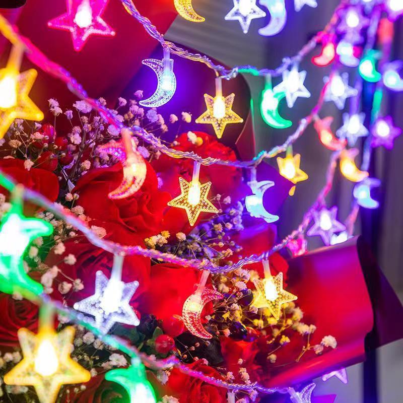 Colorful Solar LED Ball String Lights for Outdoor Christmas Decor