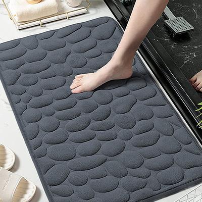 Home Cobblestone Embossed Door Carpet Door Mat Bathroom Simple Wind Absorbent