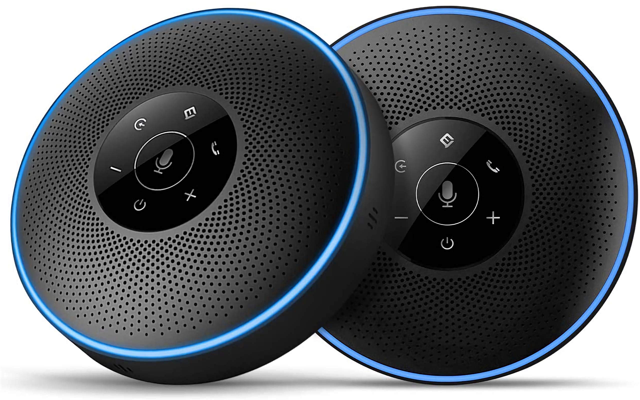 

EMEET M220 Set of Conference Microphones and Speakers with Connectability for Meetings of Omnidirectional Sound Noise Positioning LED Web Remote and чёрный