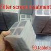 50 Disposable Anti-Clog Floor Drain Hair Filter Stickers for Bathroom Sewer - Insect and Hair Catcher Net