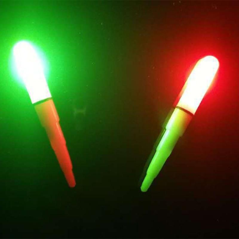 10Pcs Outdoor Fishing Rod Tip Glow Stick Plugs-in Night Fishing Led Glow Stick Luminously Stick Night Fishing Tool