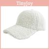 Lamb Wool Womens Baseball Cap Fleece Pure Color Warm Outdoor Autumn Winter