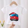 Tayo the Little Bus Print Kids T-shirt Children's Clothes 2026 Summer Cartoon Cute Baby Girls Clothing Boys Short Sleeve T Shirt