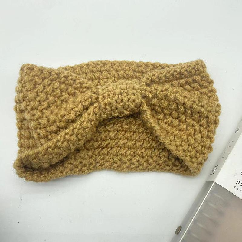 Chapeau Bandeau Laine Large Bord - Chauffant Automne/Hiver Coiffe Tricotée & Foulard Accessoire Cheveux