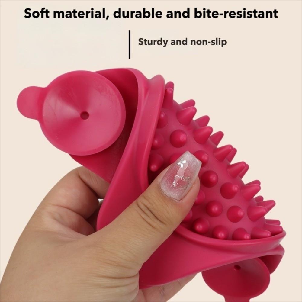 Suction Cup Base Pet Licking Mat Non-Slip Design Anti-Choke Food Pad for Dogs and Cats