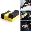 10PCS Car Wheel Hub Cleaning, Corner Wiping, Curved Surface PE Waxing, Beauty Tire Sponge Wiping, Cleaning, Car Wash Brush