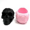 Skull Makeup Brush Holder