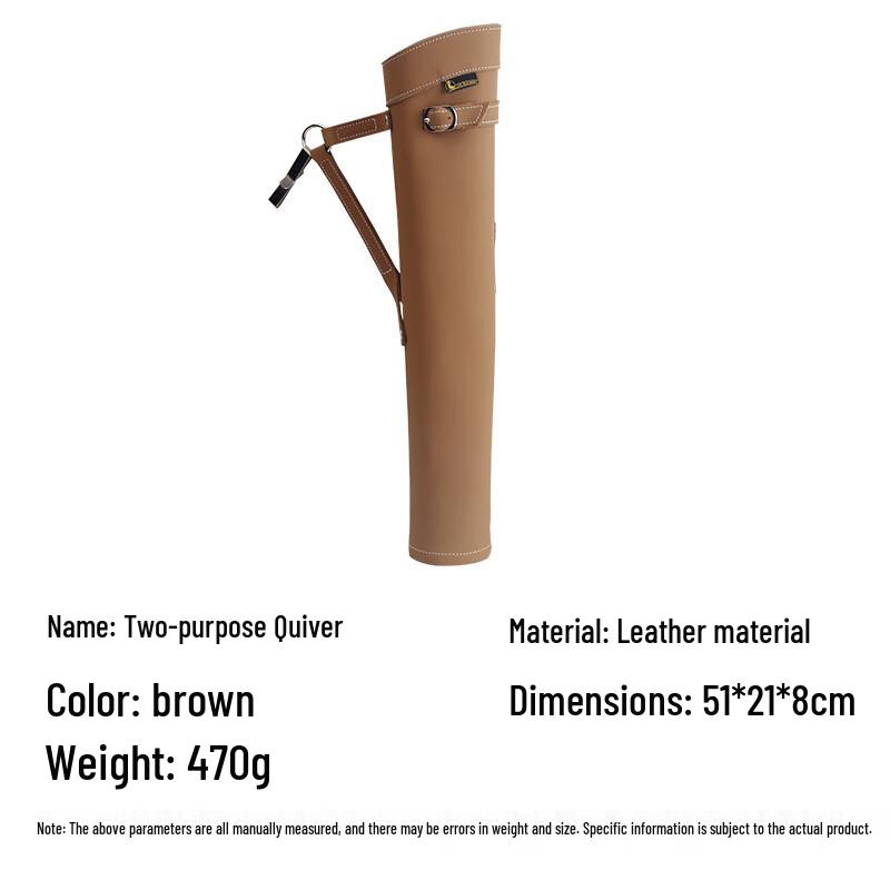 

Traditional Leather Back Archery Quiver