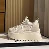Platform dad shoes women's spring height increase small casual sports shoes