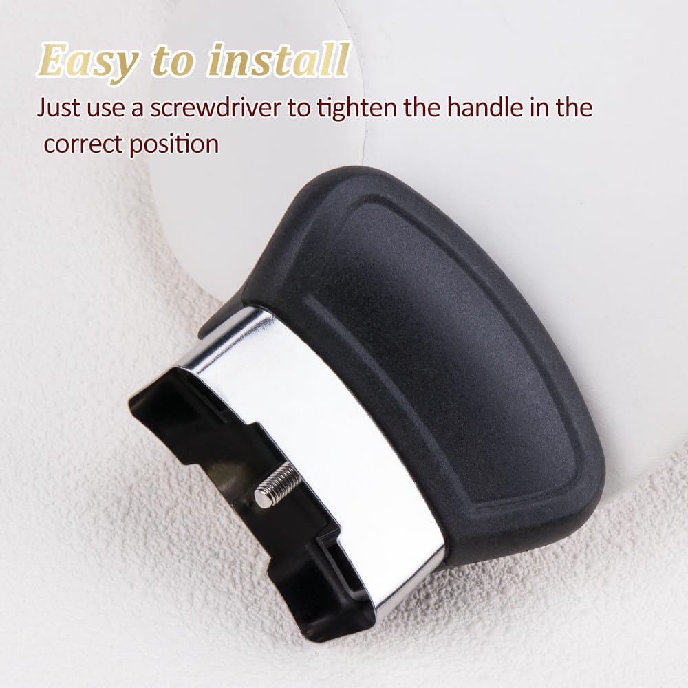 ZORZA 1Pair Replacement Handles for Pots and Pans Practical Pot Short Side Handles Pressure Cooker Handle Kit Compatible with Carote & Revere Ware