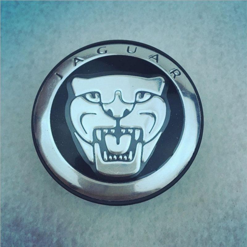 Elegant 4pcs Set Jaguar Wheel Hub Caps Logo Rim 59mm Cover Emblem Cap In Premium Quality