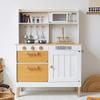 Wooden Neon Kitchen Playset for Children: Role-Playing, Simulation, and Parent-Child Interaction Toy