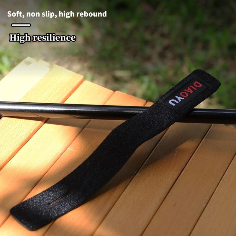 1/2Pcs Fishing Rod Tie Elastic Rod Holder Strap Outdoor Fishing Rod Belt Strap Elastic Fishing Tackle Tie Enduring
