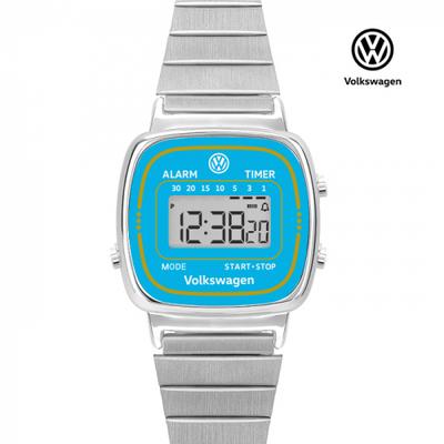 [Volkswagen Watch] Volkswagen Watch VW Beetle New Retro Silver Metal Watch VW-BeetleNewTroSV-MT