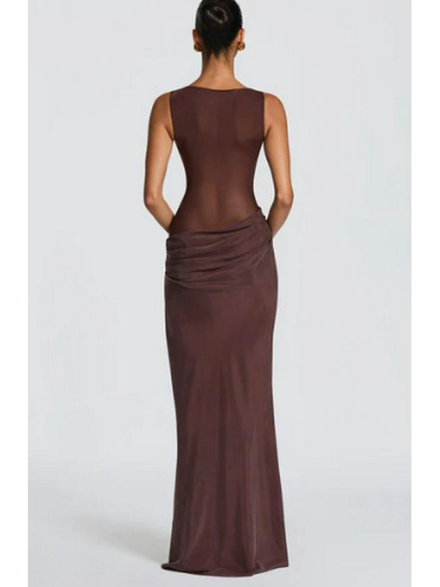 European Summer Satin One-Shoulder Bodycon Dress
