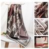 2026 Silk Wool Scarf Double-sided Floral Print Neck Warmer Fashion Shawl