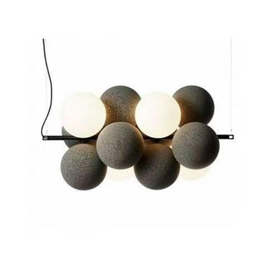 Wabi-Sabi Nordic Luxury Velvet Chandelier for Villa, Living Room, Bar, or Bedroom