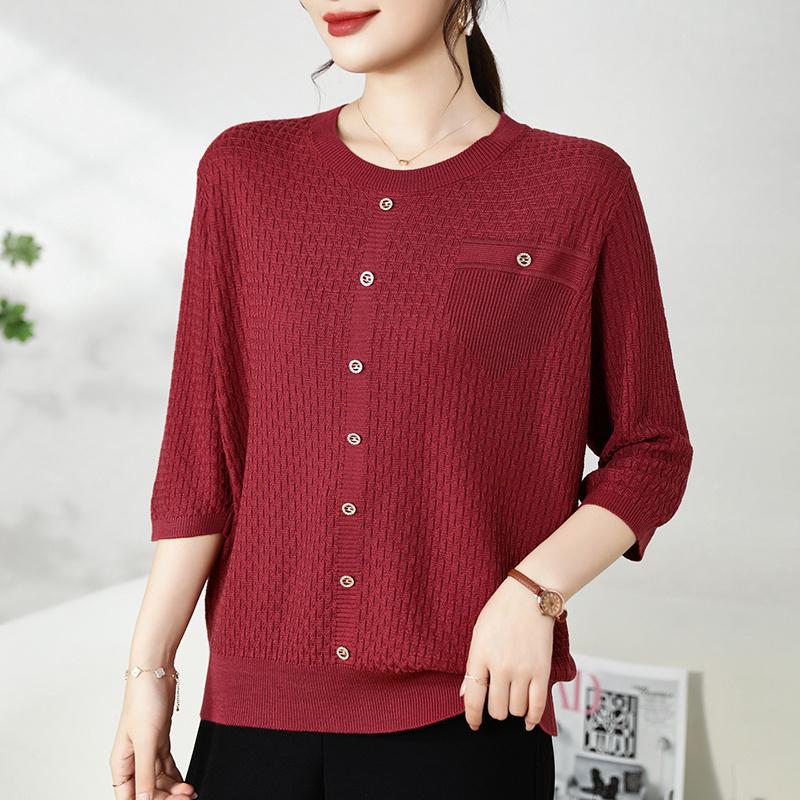 QingHe Cashmere Women's 30% Cashmere Sweater - Soft & Warm Wool Blend Pullover