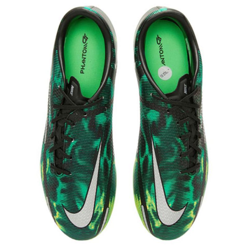 Nike Phantom GT2 Academy SWAG 'Black Green Strike Metallic Platinum' Sneakers DM0718-003