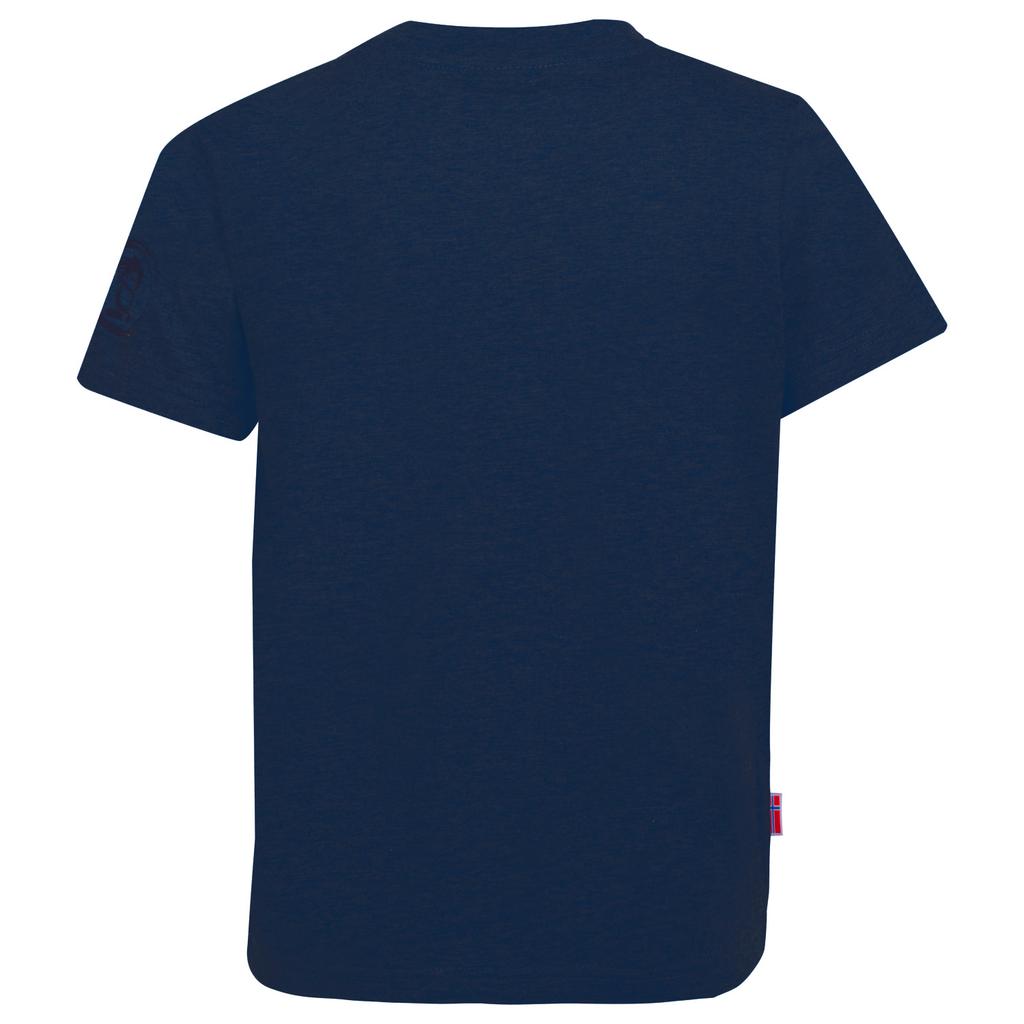 Quick-drying T-shirt with UPF30+ Filter for Children Boy/girl Trollkids Kids Oslo T Navy (113-110)