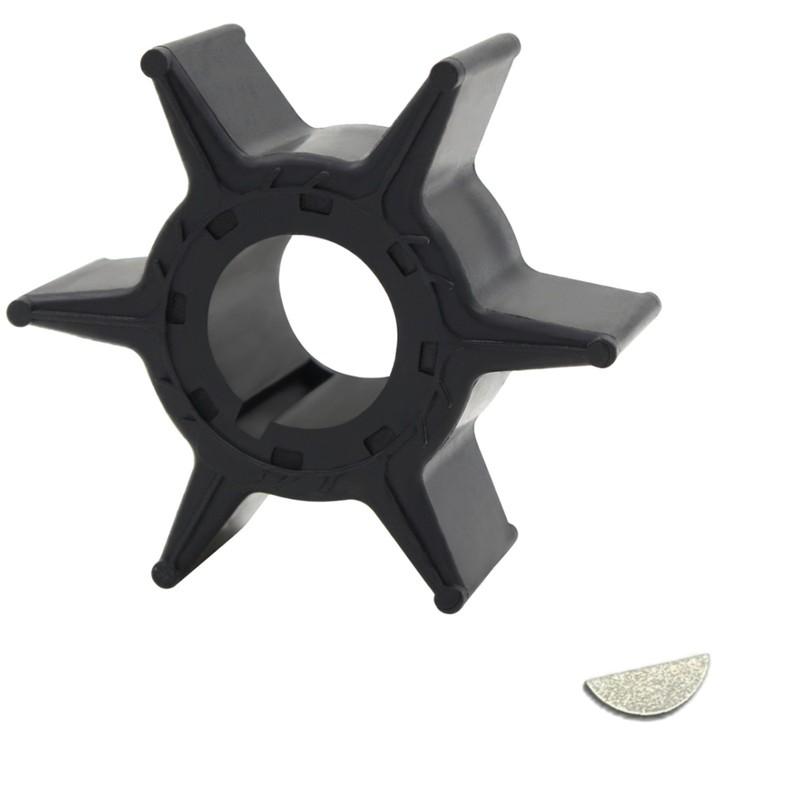 

6H4-44352 Water Pump Impeller & Key for Yamaha 25 30 40 50 HP 2-Str Outboard 6H4-44352-02 6H4-44352-00 6H4-44352-01 18-3068