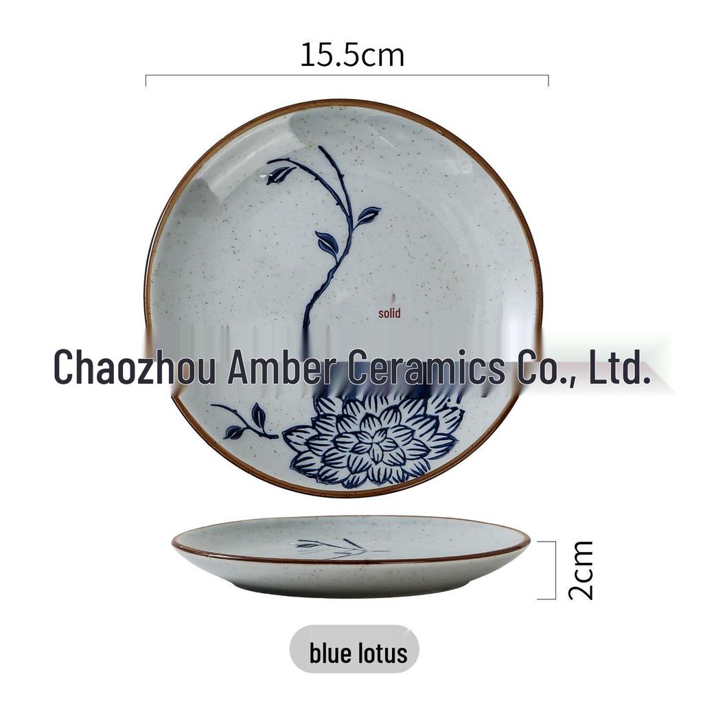 6-Zoll Chinesische Keramik Knochenschale für Obst, Gebäck oder Speisereste