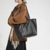 Popular Large-capacity Bag, Retro Rivet Tote Bag, Fashionable Single-shoulder Underarm Bag