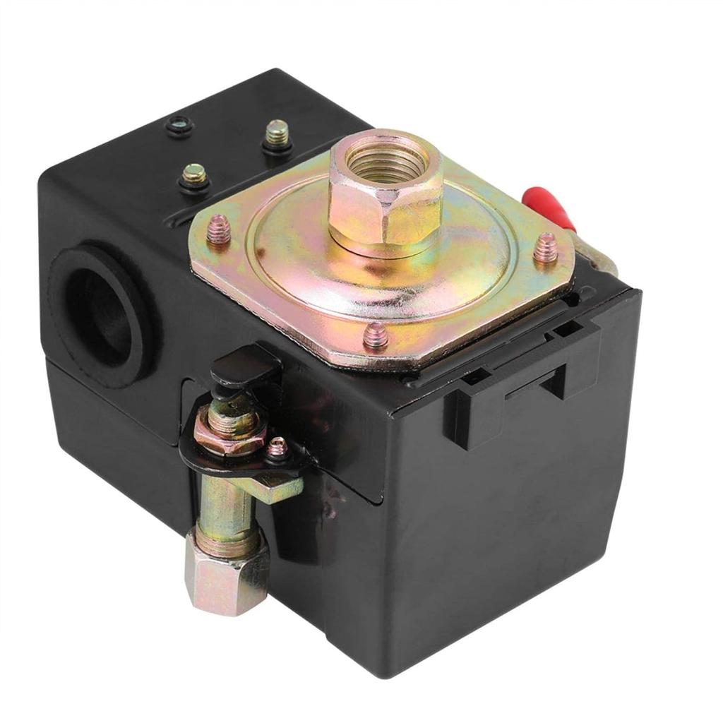 Air Compressor Pressure Switch, 135-175Psi Single Port Pressure Switch Air Compressor Pressure Switch Air Pressure Control Switch Up To 175Psi