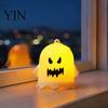 Spooky Night Lights for Kids Halloween Ghost Light, Cute LED Small Lighted Battery Operated Party Props Hanging Ornament Indoor Home Decor Lightweight