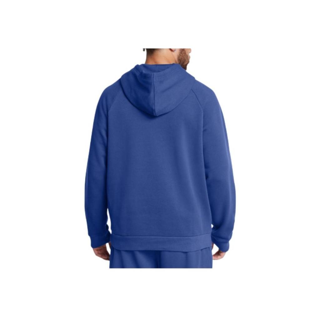Under Armour Rival Logo Graphic Hooded Pullover Long Sleeve Sweatshirt Men Sweatshirt Blue 1389427-432