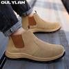 Steel Toe Indestructible Shoes Male Anti Scald Welding Shoes Anti-smash Safety Shoes Anti Puncture Work Shoes Protection Boots
