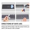 Jue Fish Roll Self-Adhesive Floor Drain Stickers Cutable Shower Drain Hair Catcher Disposable Mesh Sink Strainer Filter Screen Sticker