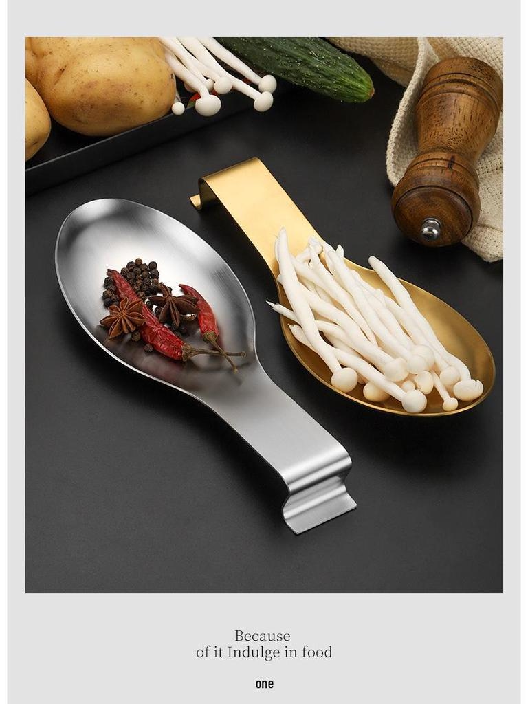 Thickened Stainless Steel Buffet Clip Tray & Utensil Storage Rack