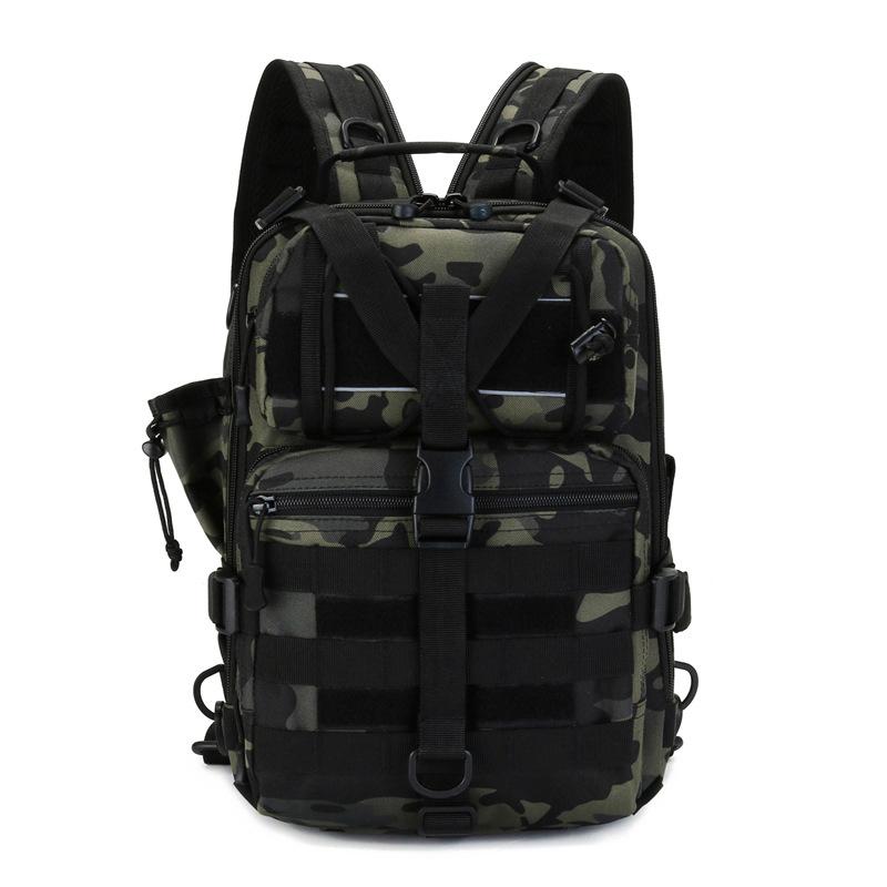 

Fishing Backpack Camping Bag Outdoor Travel Bags For Men Tactical Molle Hiking Trekking Fishing Lure Boxes Storage Sports Bag